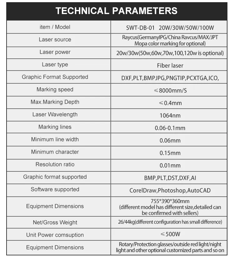 Профессиональная машина для лазерной маркировки JPT MOPA 100W 5