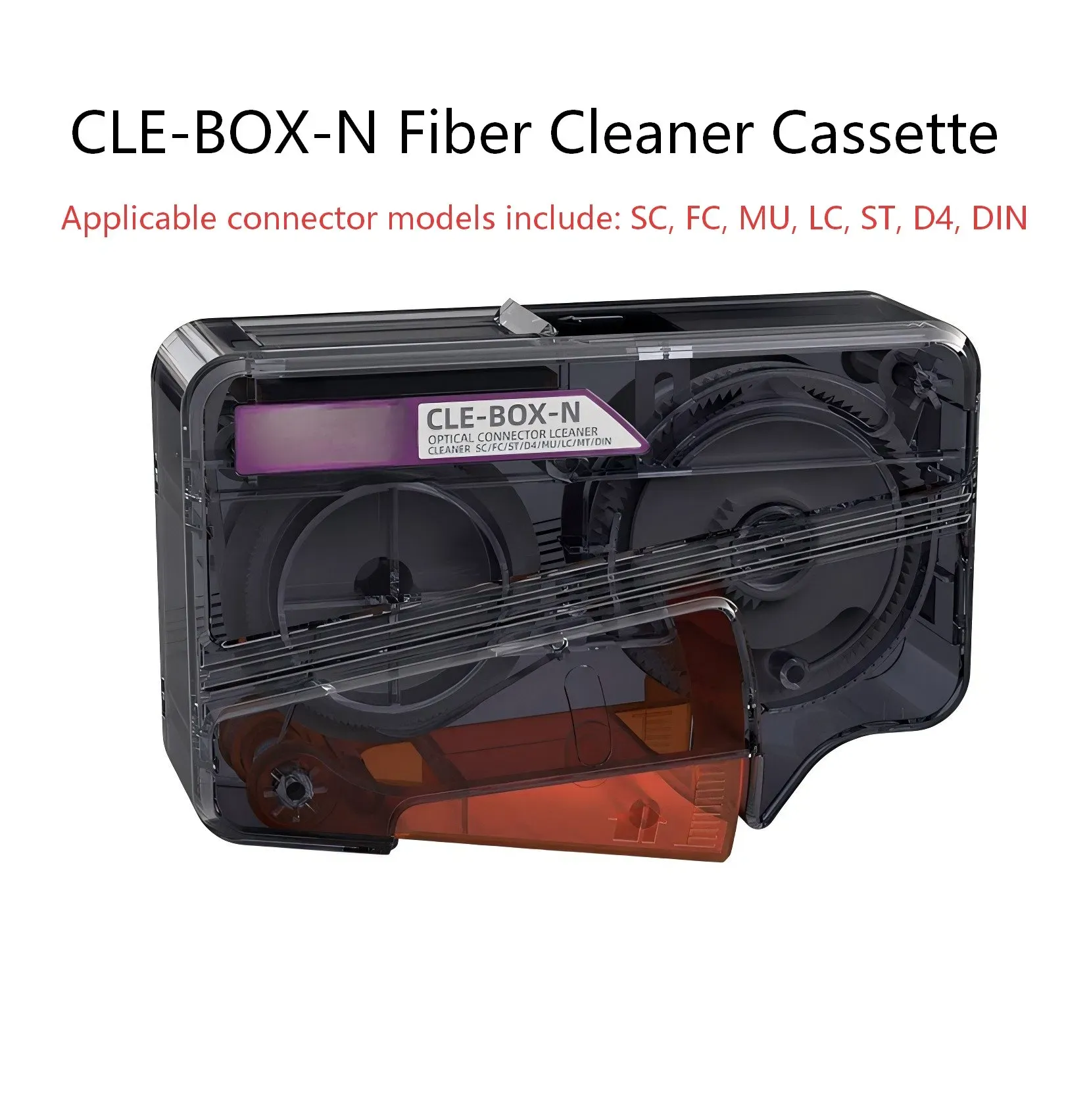 Кексин Безалкогольный 500 Времена для Sc LC FC St Коннектор Cle-Box-N Очиститель Волокна