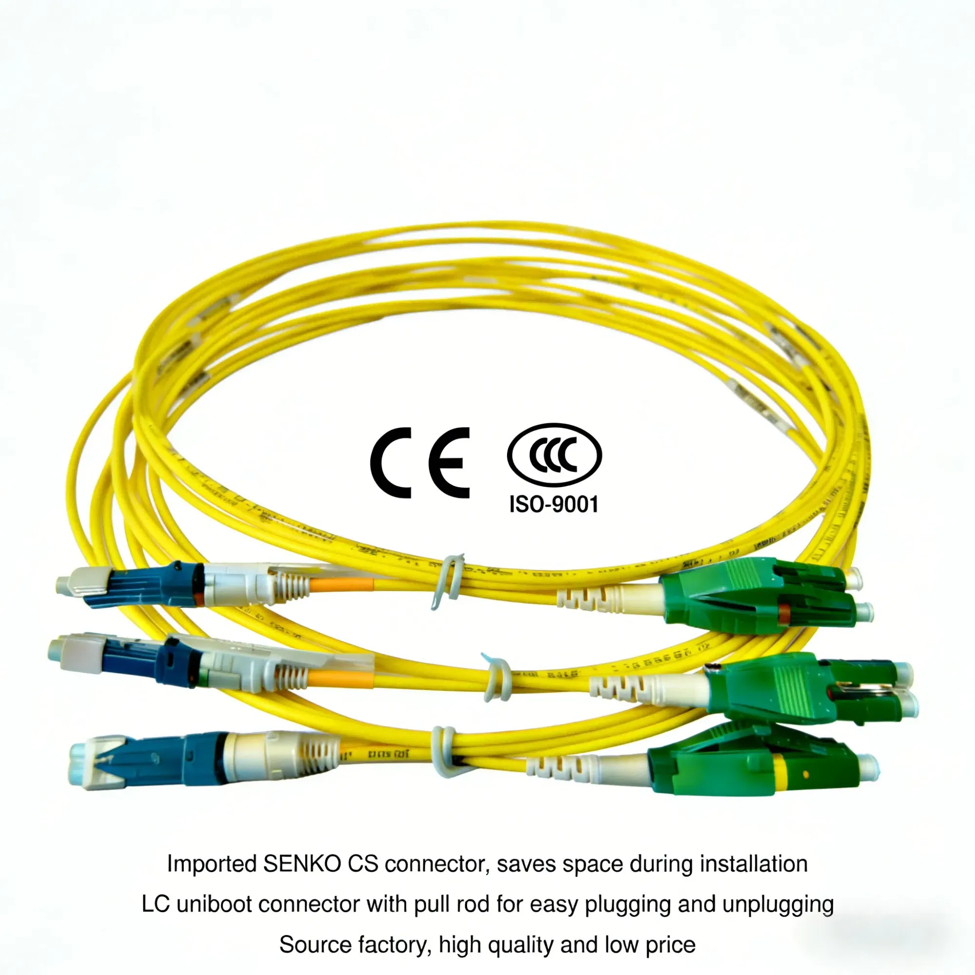 Оптоволоконный патч-корд Kexint CS UPC к LC Uniboot для дата-центра