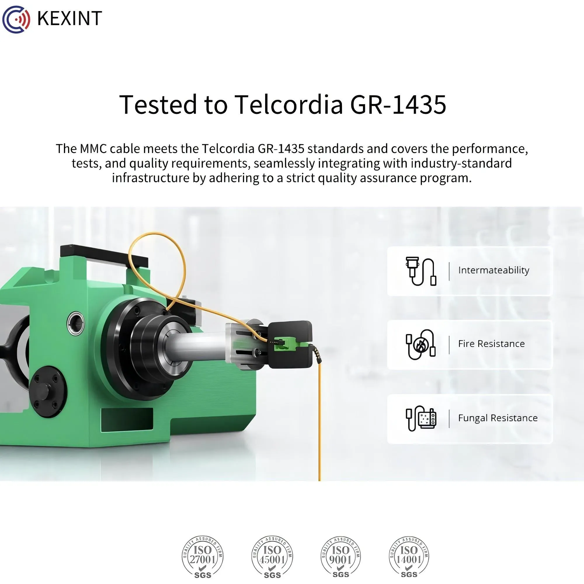 Оптоволоконный кабель Kexint MMC-16 для дата-центра 5