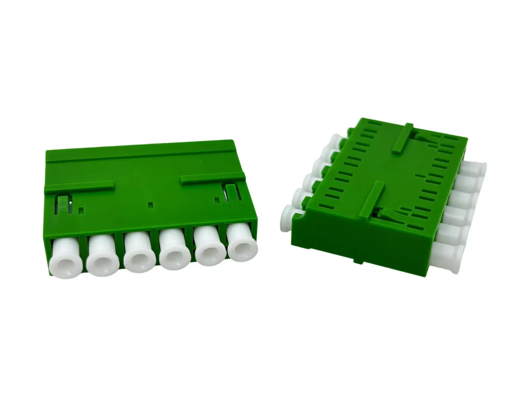 Высокоплотный Оптический Адаптер 6-Портовый LC Зеленый 3