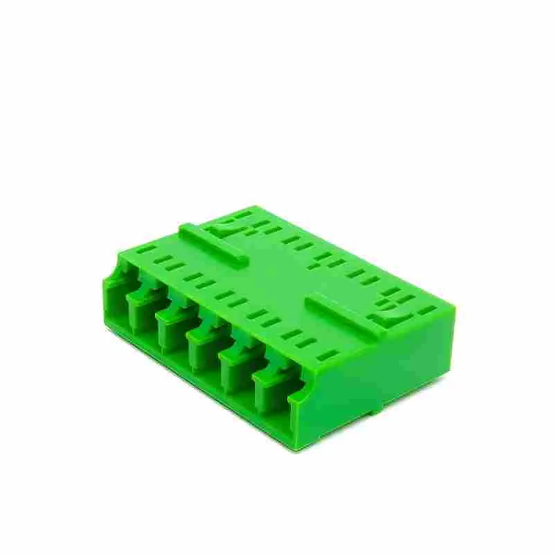 Высокоплотный Оптический Адаптер 6-Портовый LC Зеленый