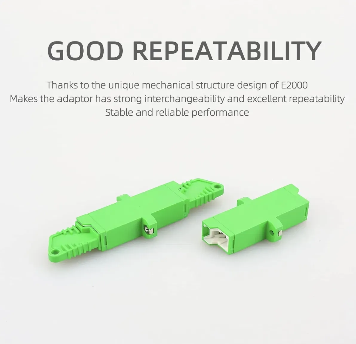 Оптический адаптер-купол E2000/APC - E2000/APC