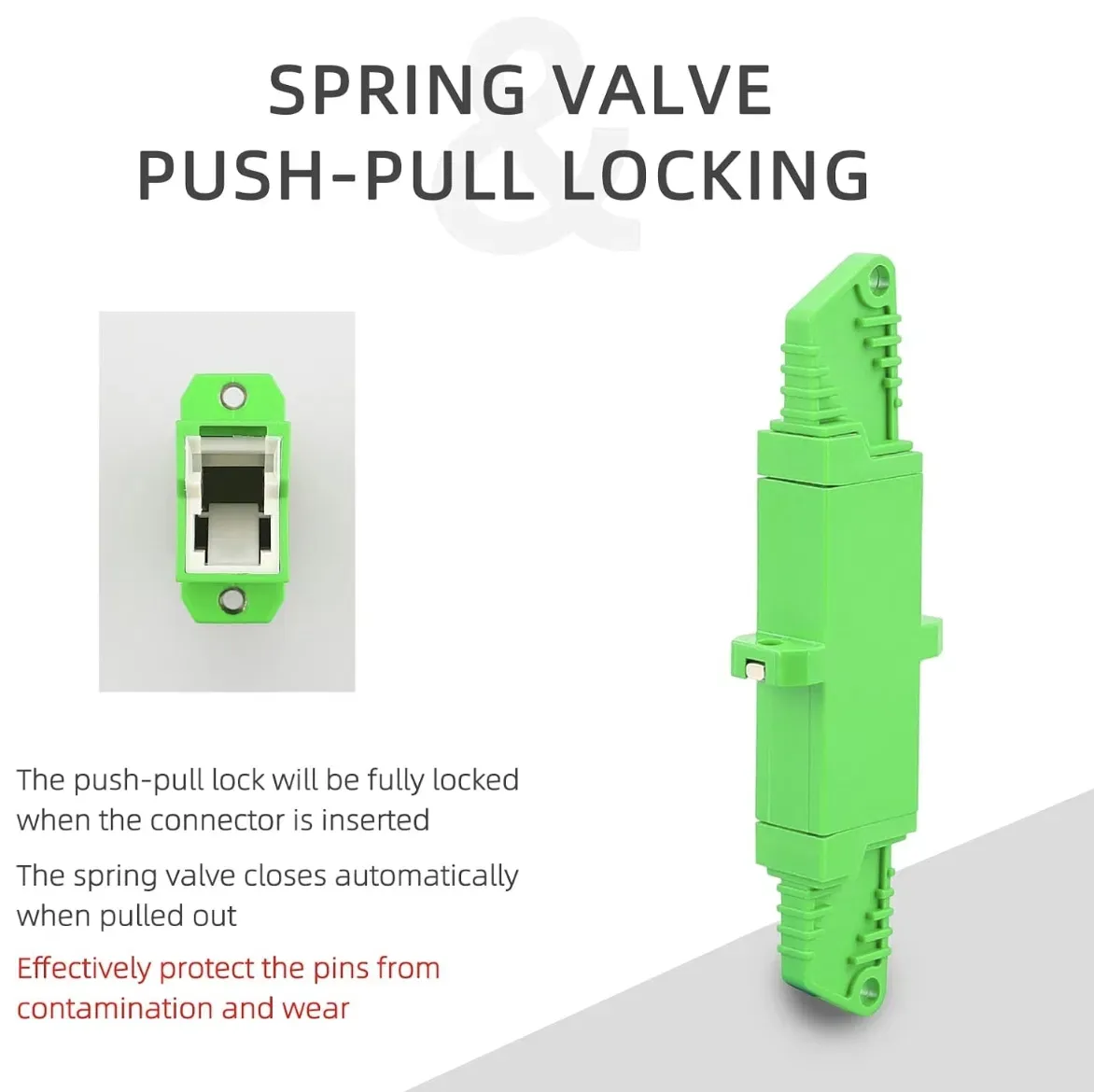 Оптический адаптер-купол E2000/APC - E2000/APC 2