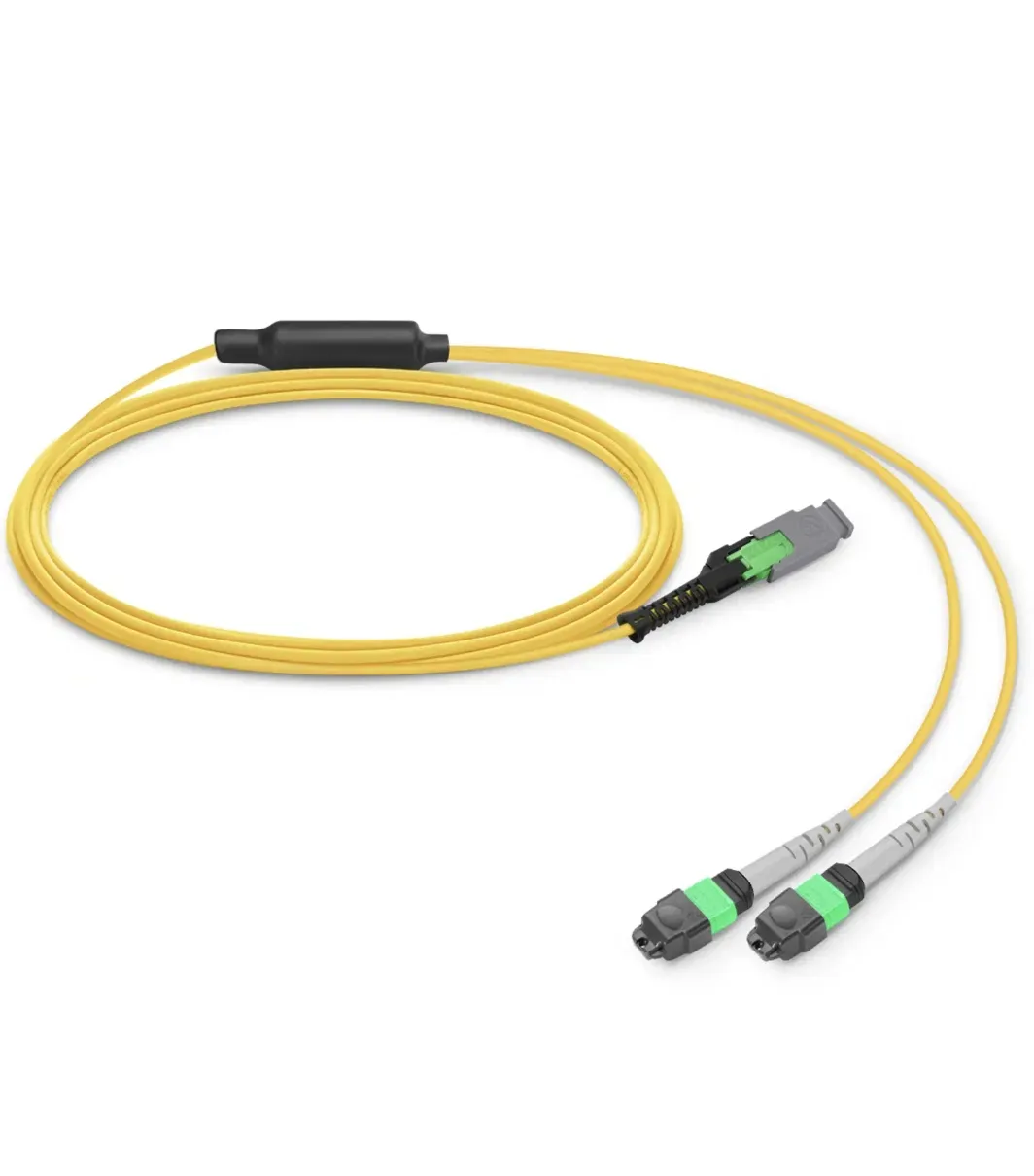 Кабель-переходник MMC-16 APC Female на 2 X MTP-8 APC Female 16 Волокон