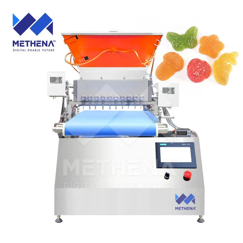 Лабораторный ротационный дозатор для производства желейных мишек, шоколада и жевательных конфет