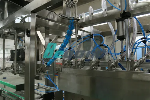 Большая бутылка Оборудование для розлива 5L Машина для розлива и укупорки воды 5