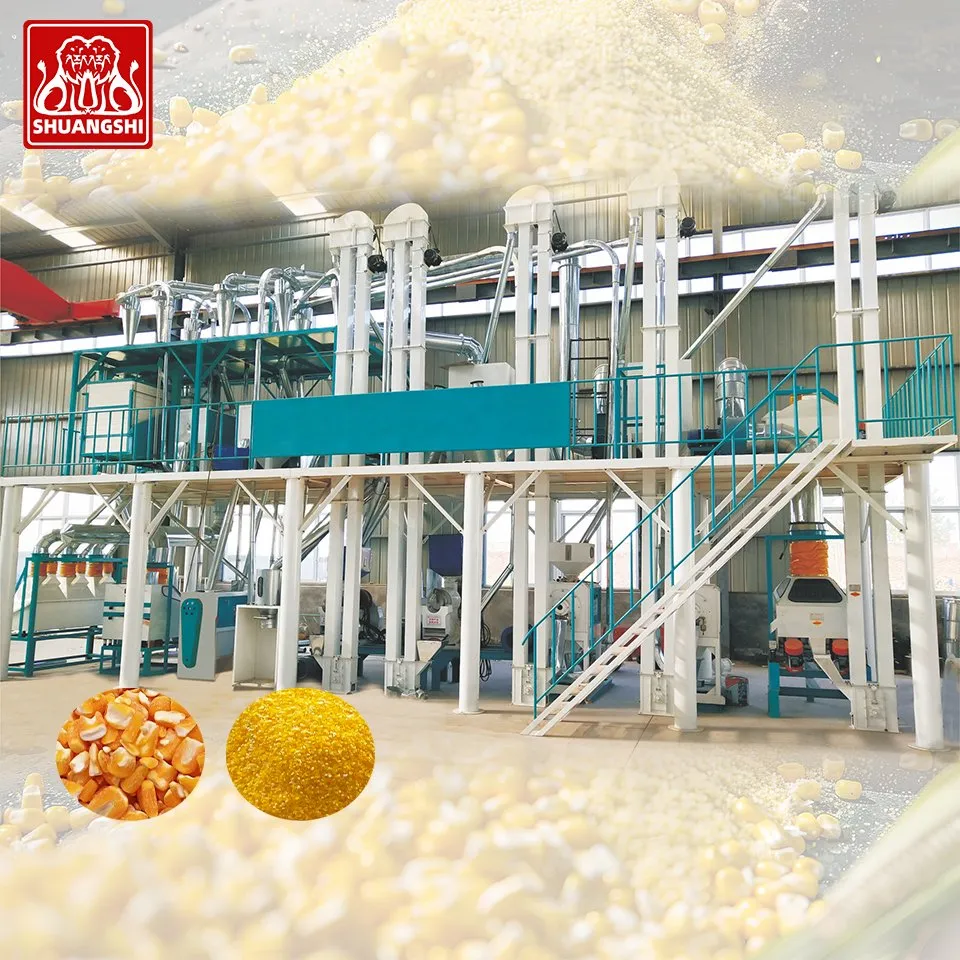 Линия производства мельницы для кукурузной муки с высокой производительностью
