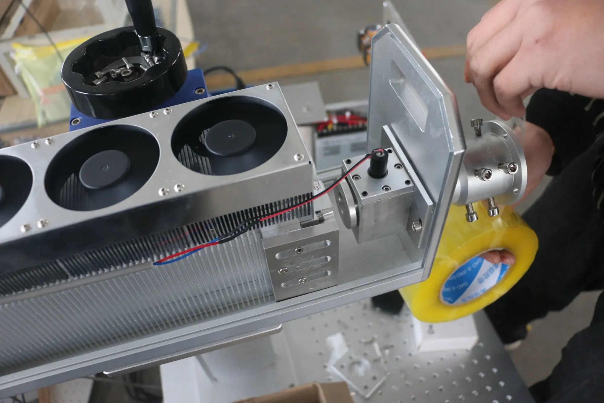 Профессиональный лазерный маркер CO2 30W-60W с Гальво-сканером RC2808 4