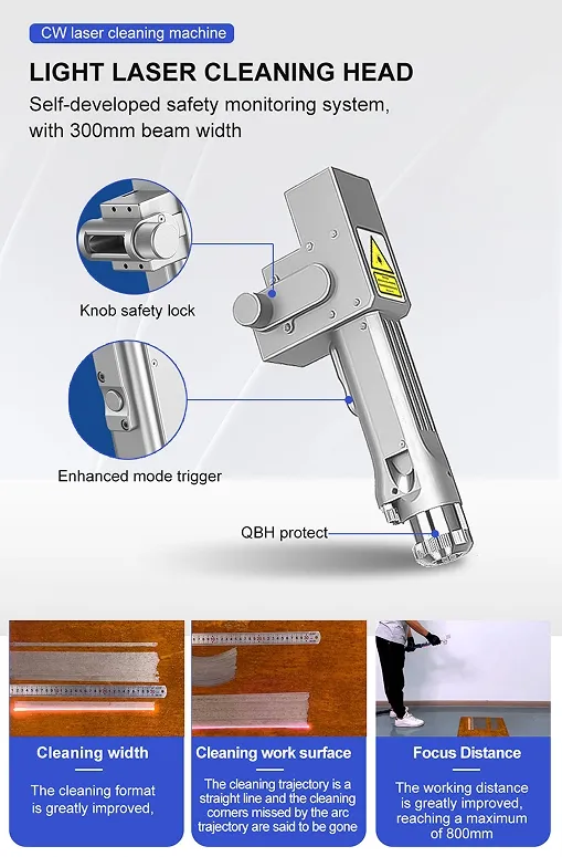 Профессиональный лазерный очиститель ржавчины 2