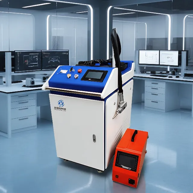 Лазерный сварщик с подачей провода 6000W Ручная волоконно-лазерная сварочная машина для металла