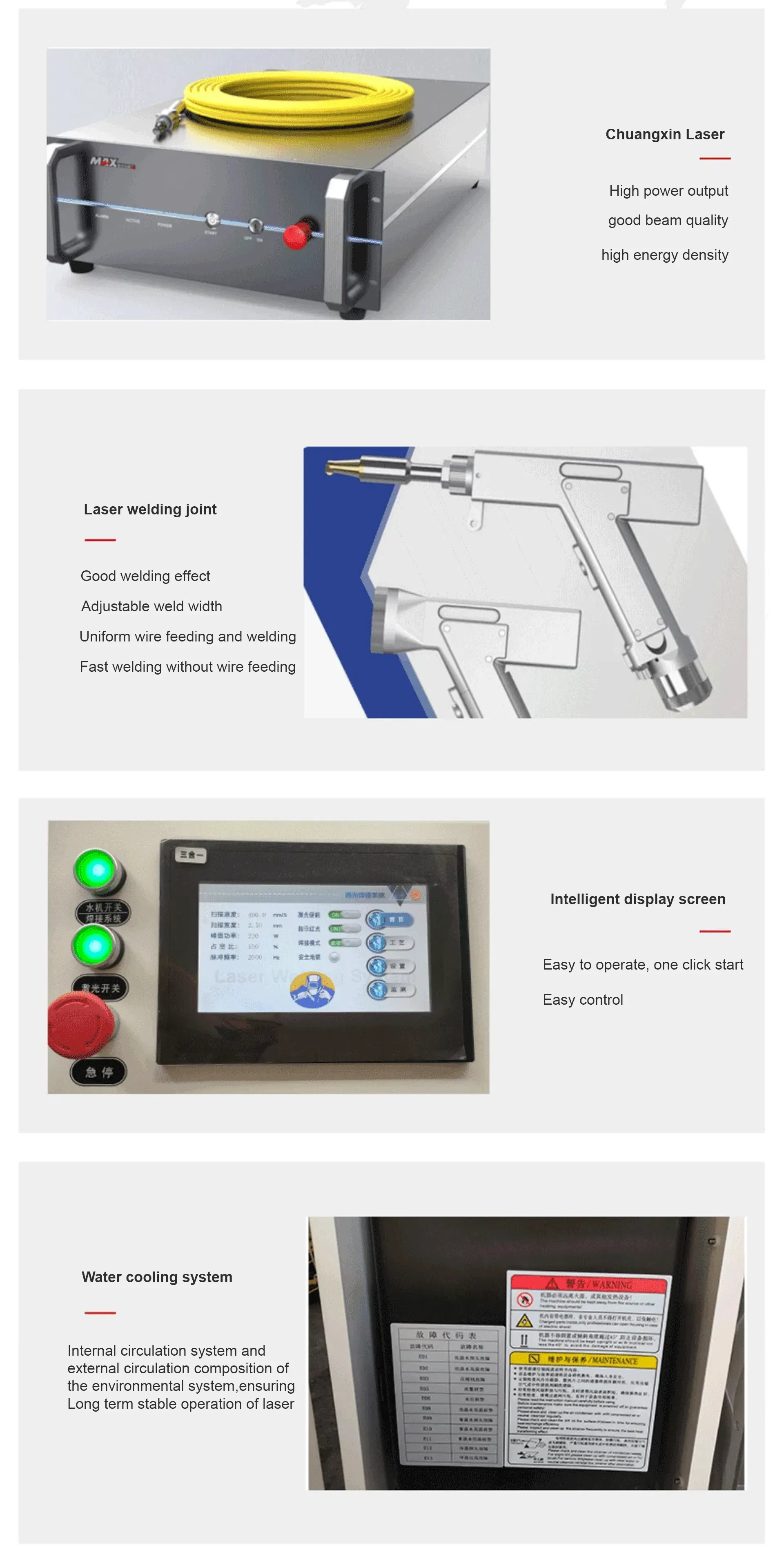 Лазерная сварочная машина для металла 1К~3кВт 2