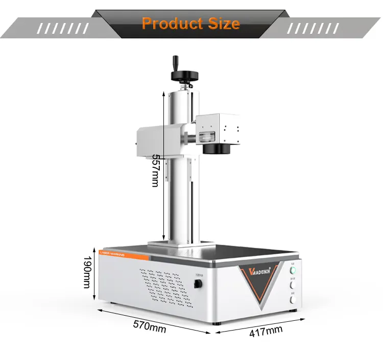 Профессиональная лазерная маркировочная машина для металла и неметалла 4