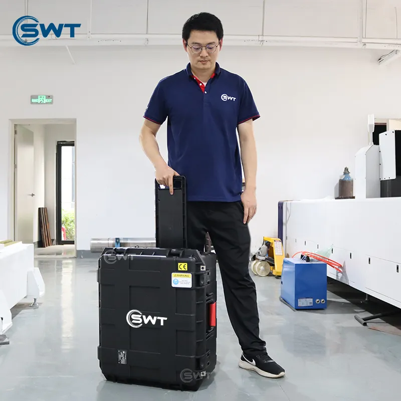 Лазерная очистка Машина SWT-QX с импульсным лазером 100W-300W 2