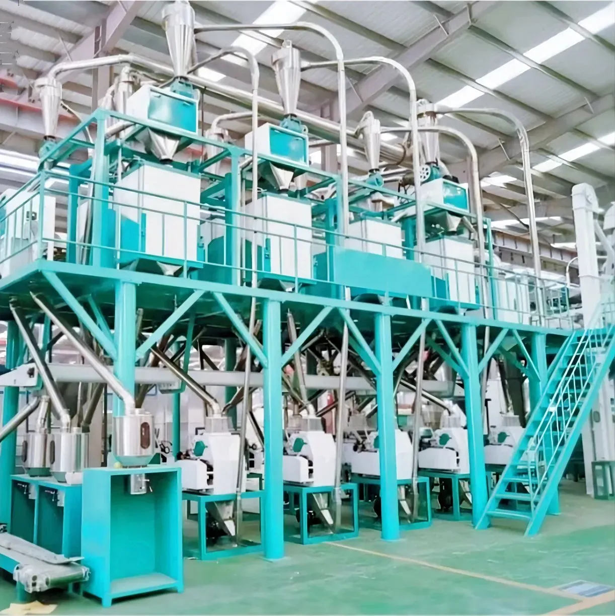 Профессиональная машина для переработки кукурузной муки 6