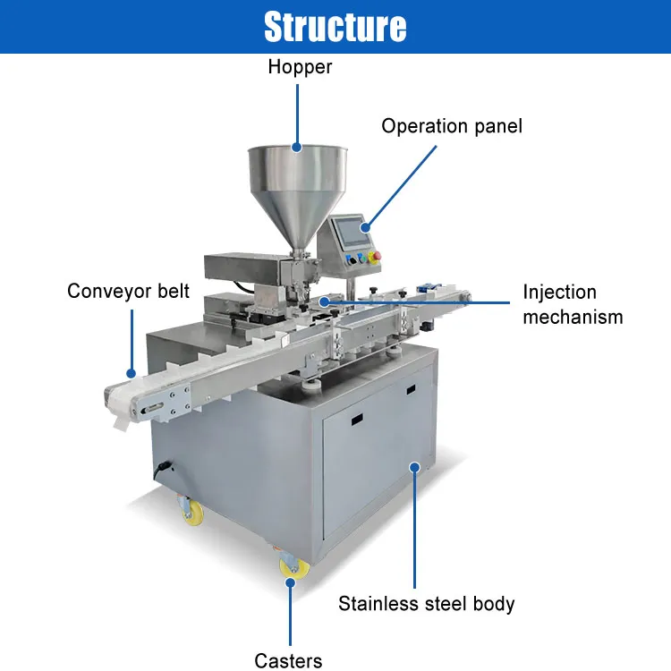 Профессиональный инжектор для начинки джемом 4