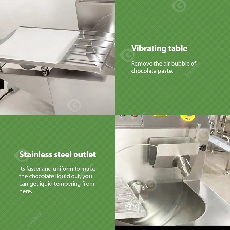 Автоматический шоколадный станок для плавления и обливания 3