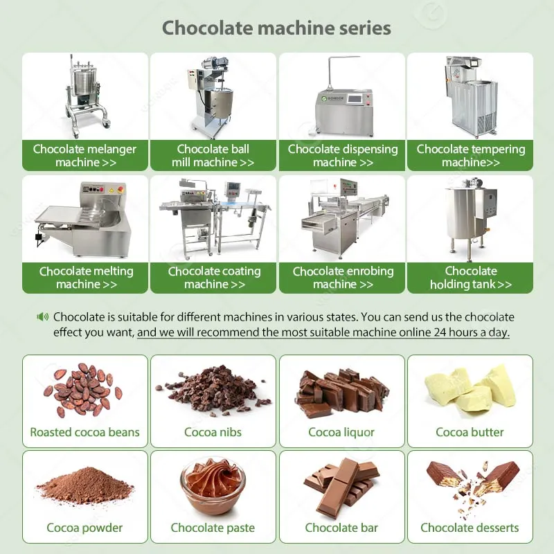 Автоматический шоколадный станок для плавления и обливания 4
