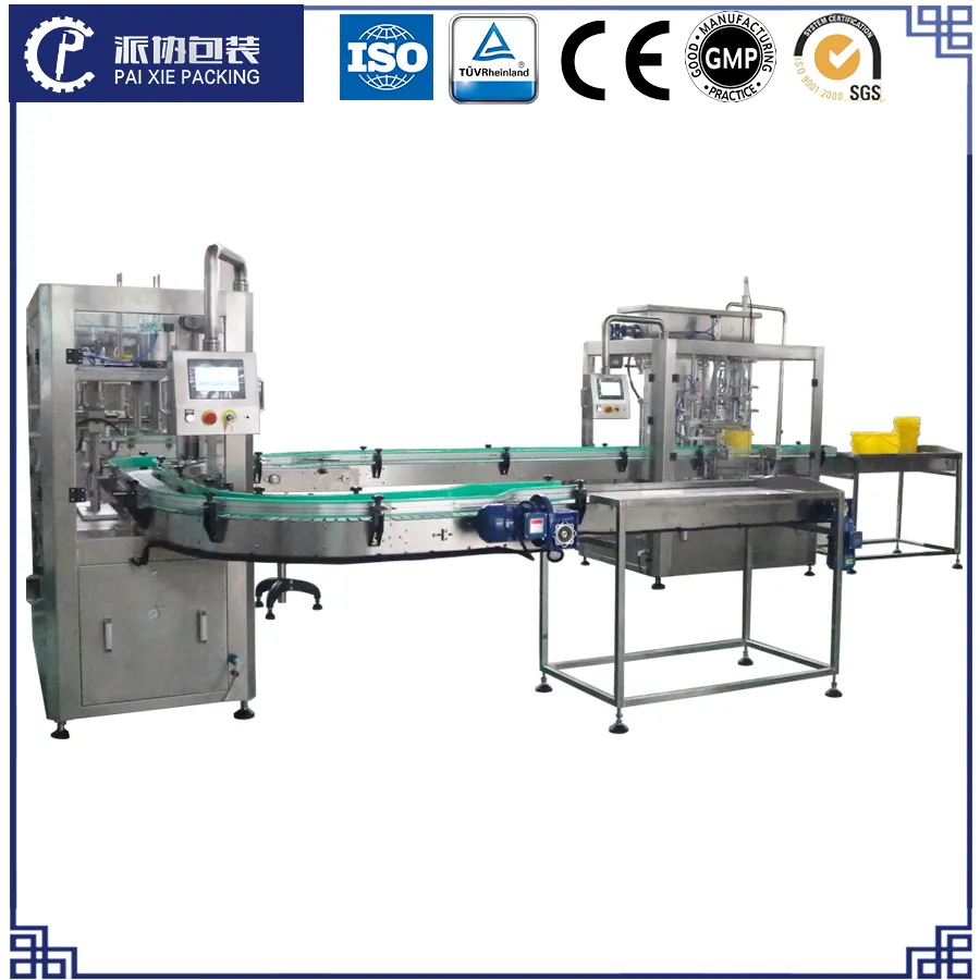 Автоматическая машина для заполнения, укупорки и маркировки бутылок различного объема 5