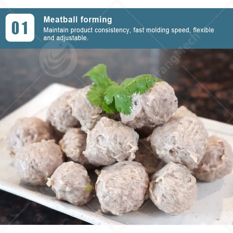 Профессиональная машина для изготовления мясных шариков 2