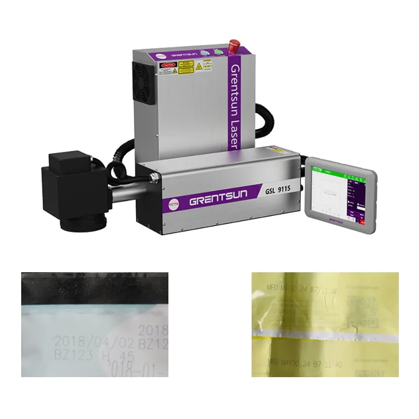 Ультрафиолетовый лазерный маркер GSL9105 для медицинских продуктов питания