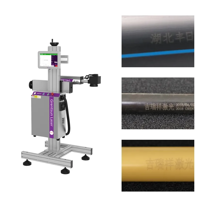 Профессиональная машина для лазерной печати на металле и пластике с кодированием даты