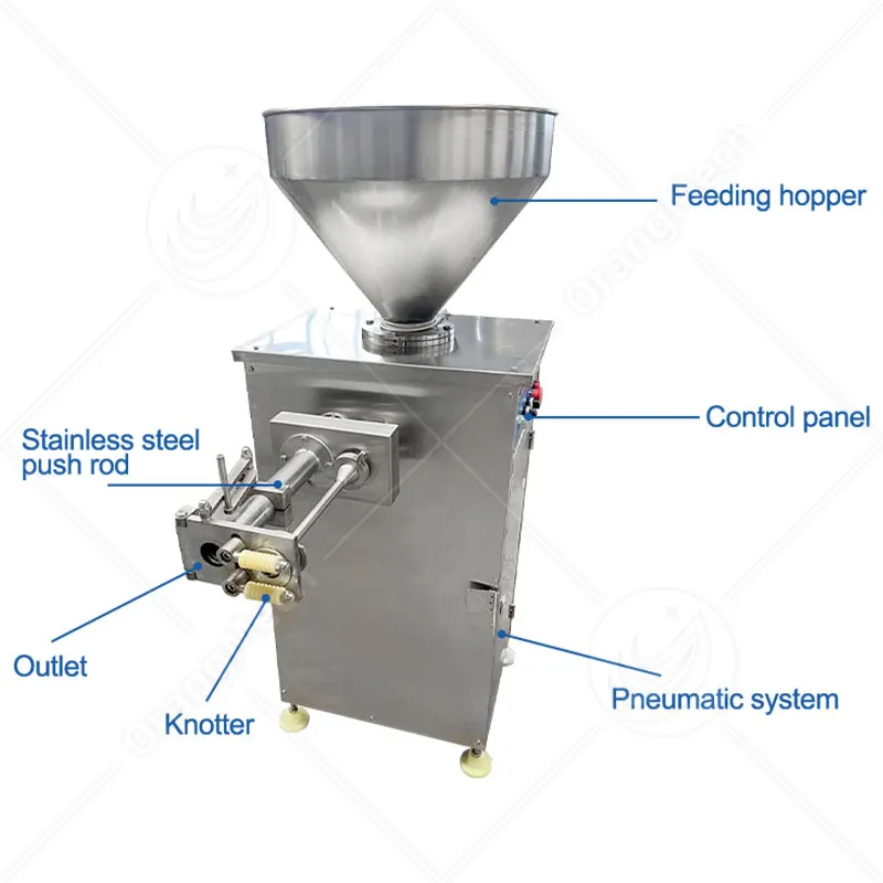 Промышленный пневматический аппарат для изготовления колбас 3