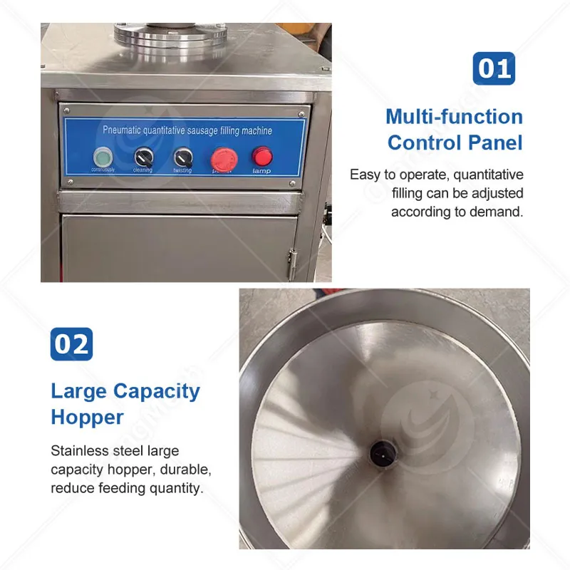 Промышленный пневматический аппарат для изготовления колбас 5