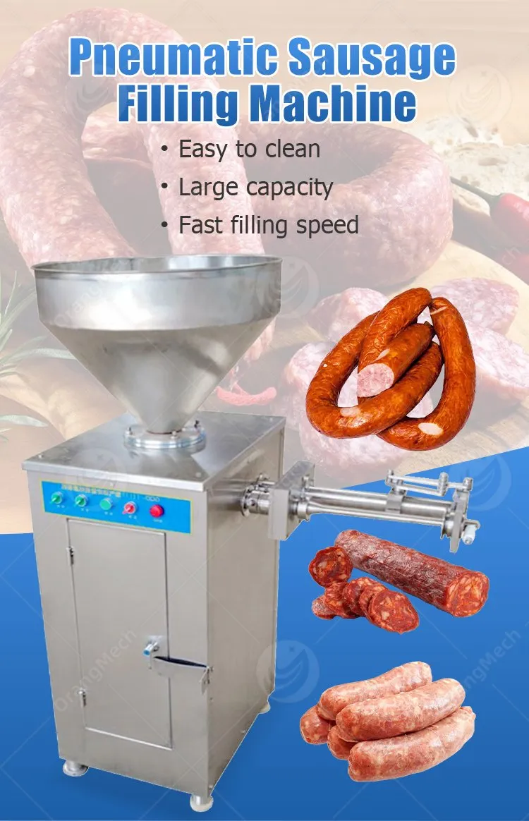 Промышленный пневматический аппарат для изготовления колбас 2