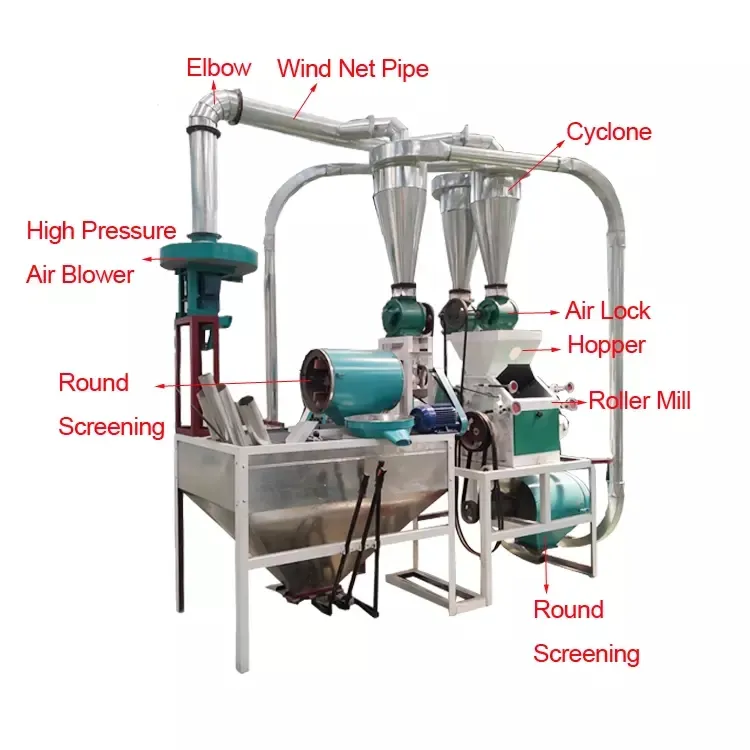 Мини-завод для переработки зерна 5-10 тонн для домашнего использования 4
