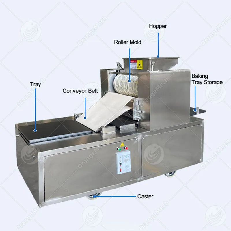 Мини ротационный пресс для печенья 6