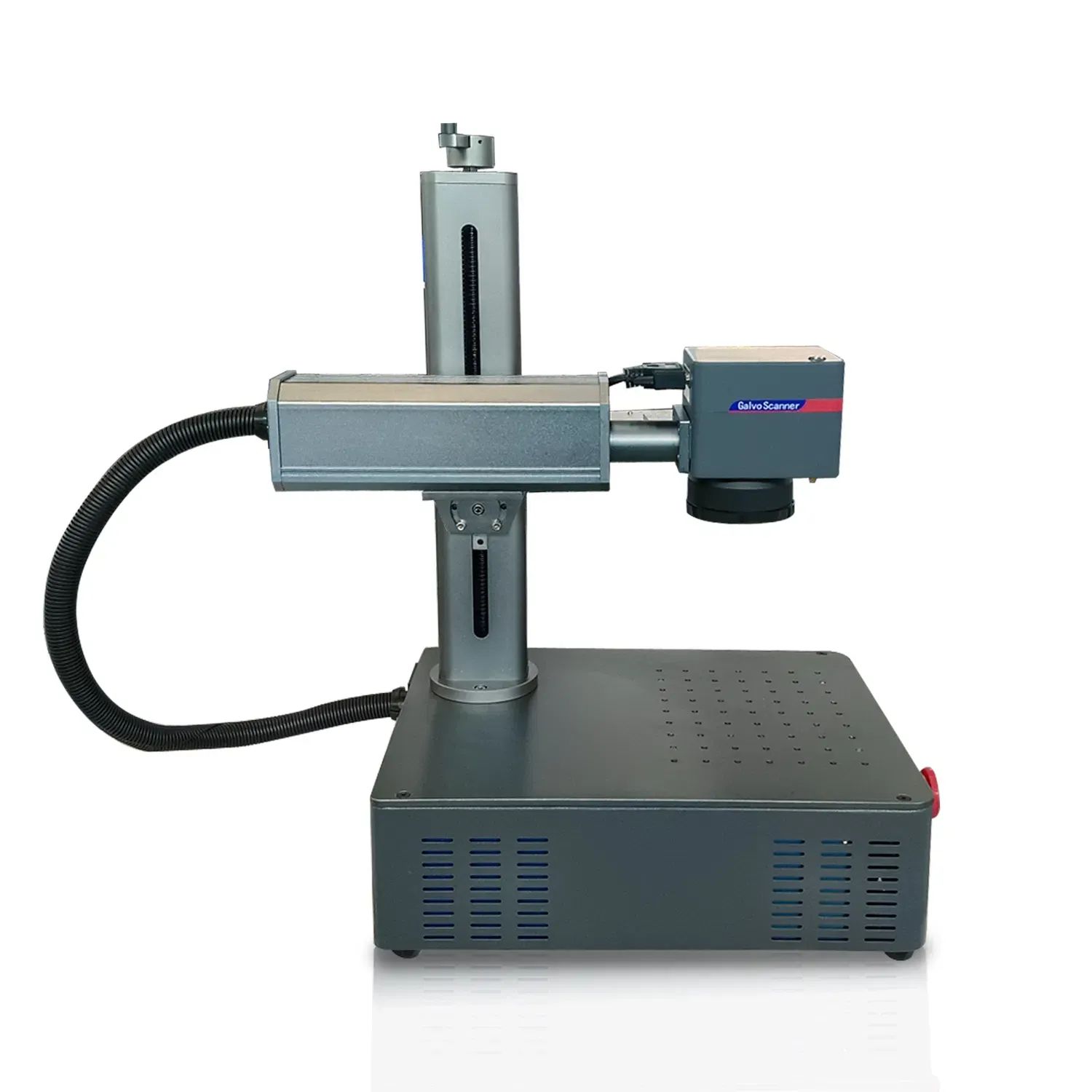 Миниатюрный металлический лазерный гравер 20W 30W с ротационным устройством 150*150мм 3