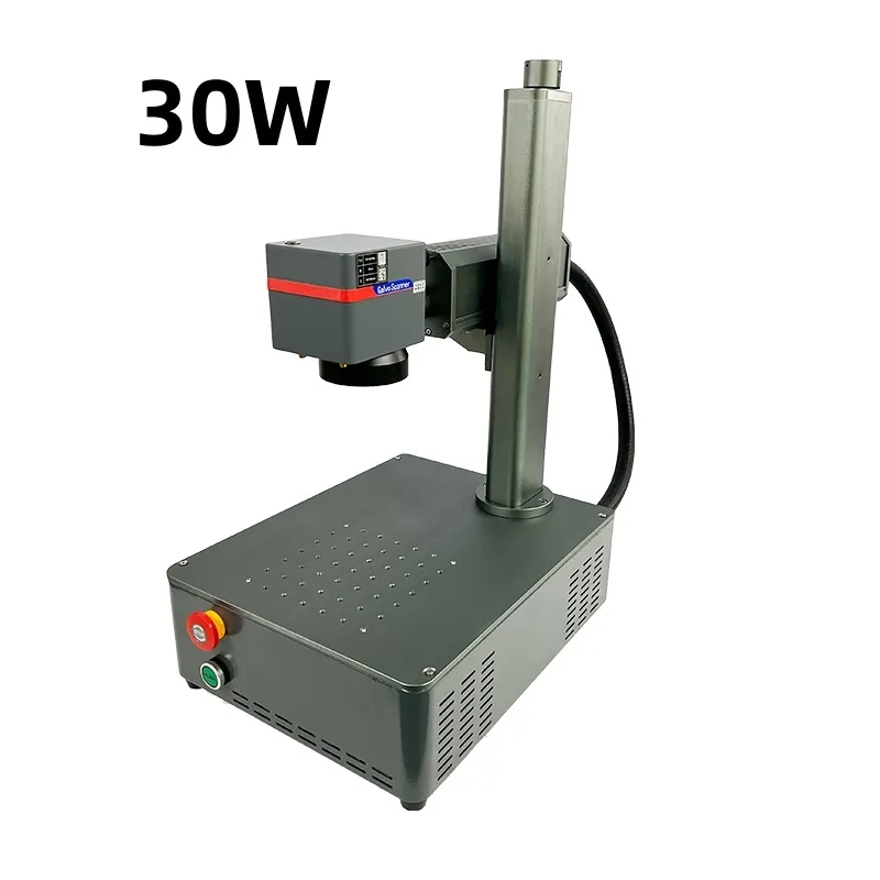 Миниатюрный металлический лазерный гравер 20W 30W с ротационным устройством 150*150мм