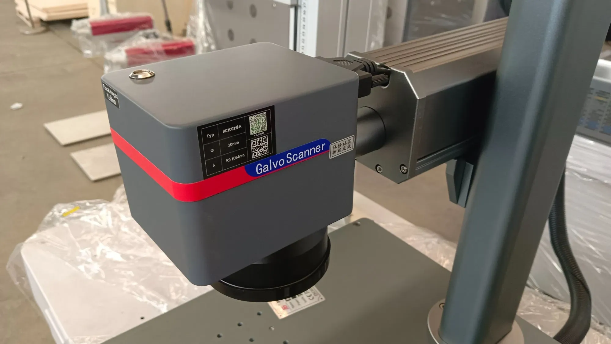 Миниатюрный металлический лазерный гравер 20W 30W с ротационным устройством 150*150мм 6