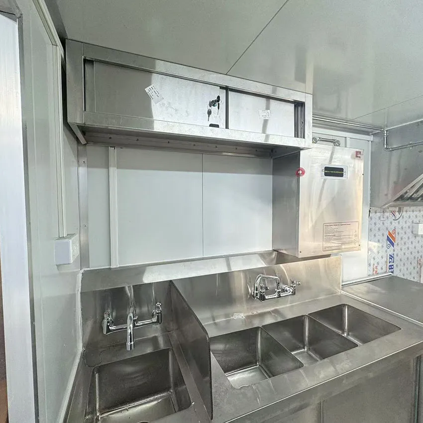 Мобильный кофейный фургон, попкорн, закусочная тележка, фургон для пиццы 4