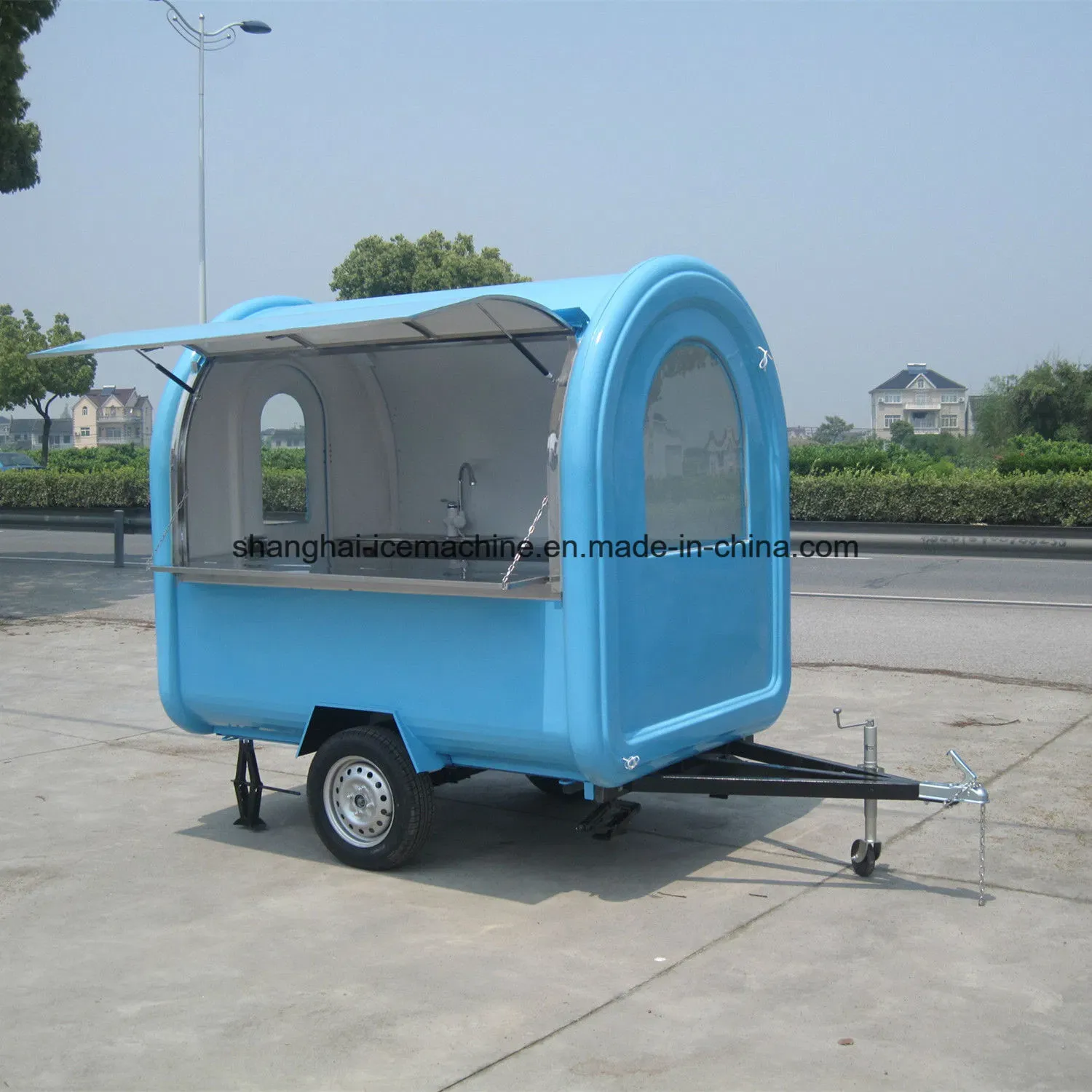 Мобильная продуктовая тележка для машины замороженного йогурта JY-B35 6