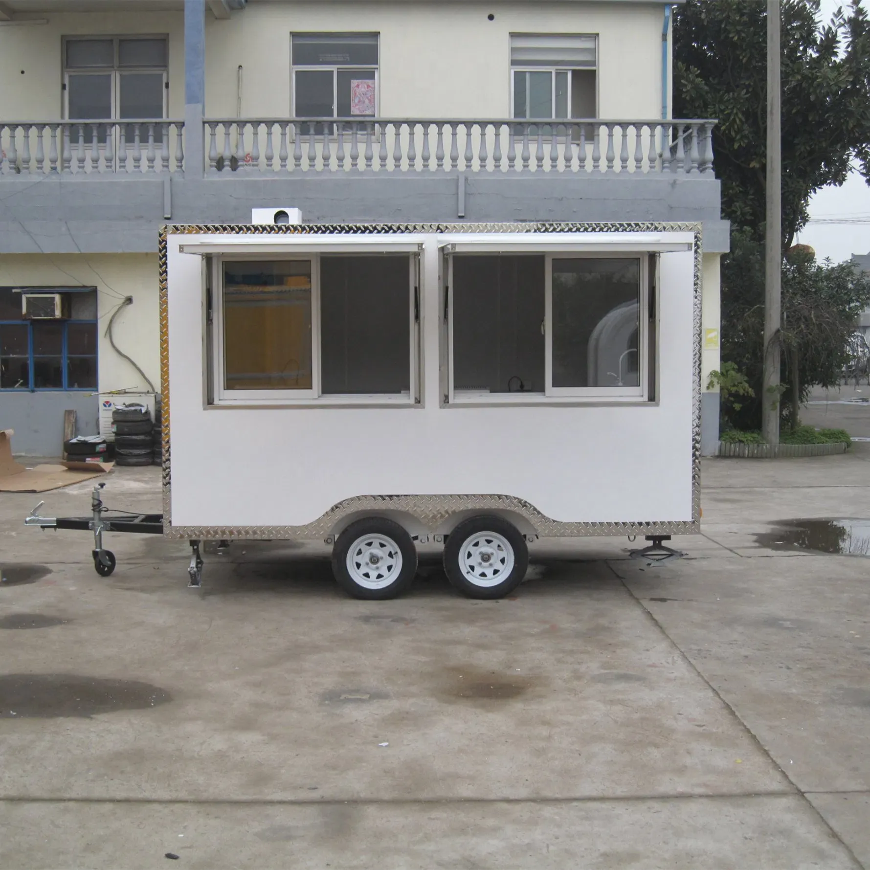 Мобильная продуктовая тележка на колесах JY-B22