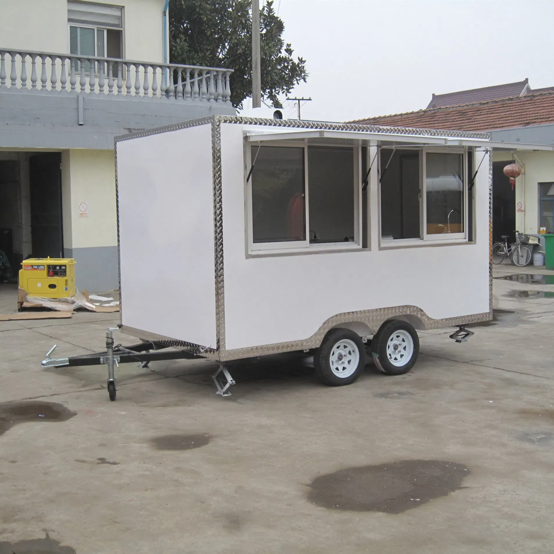 Мобильная продуктовая тележка на колесах JY-B22 2