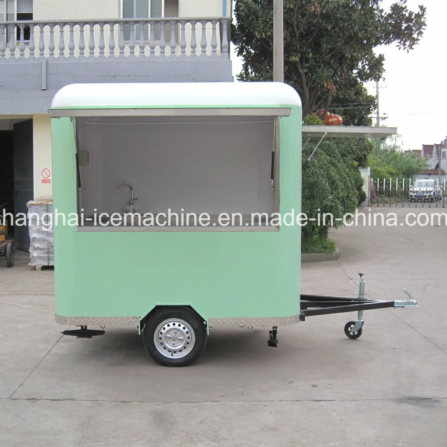 Мобильная торговая тележка для жарки JY-B9 3