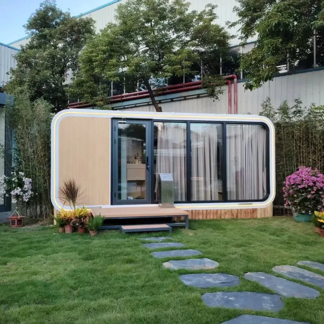 Модульный контейнерный дом из нержавеющей стали 2