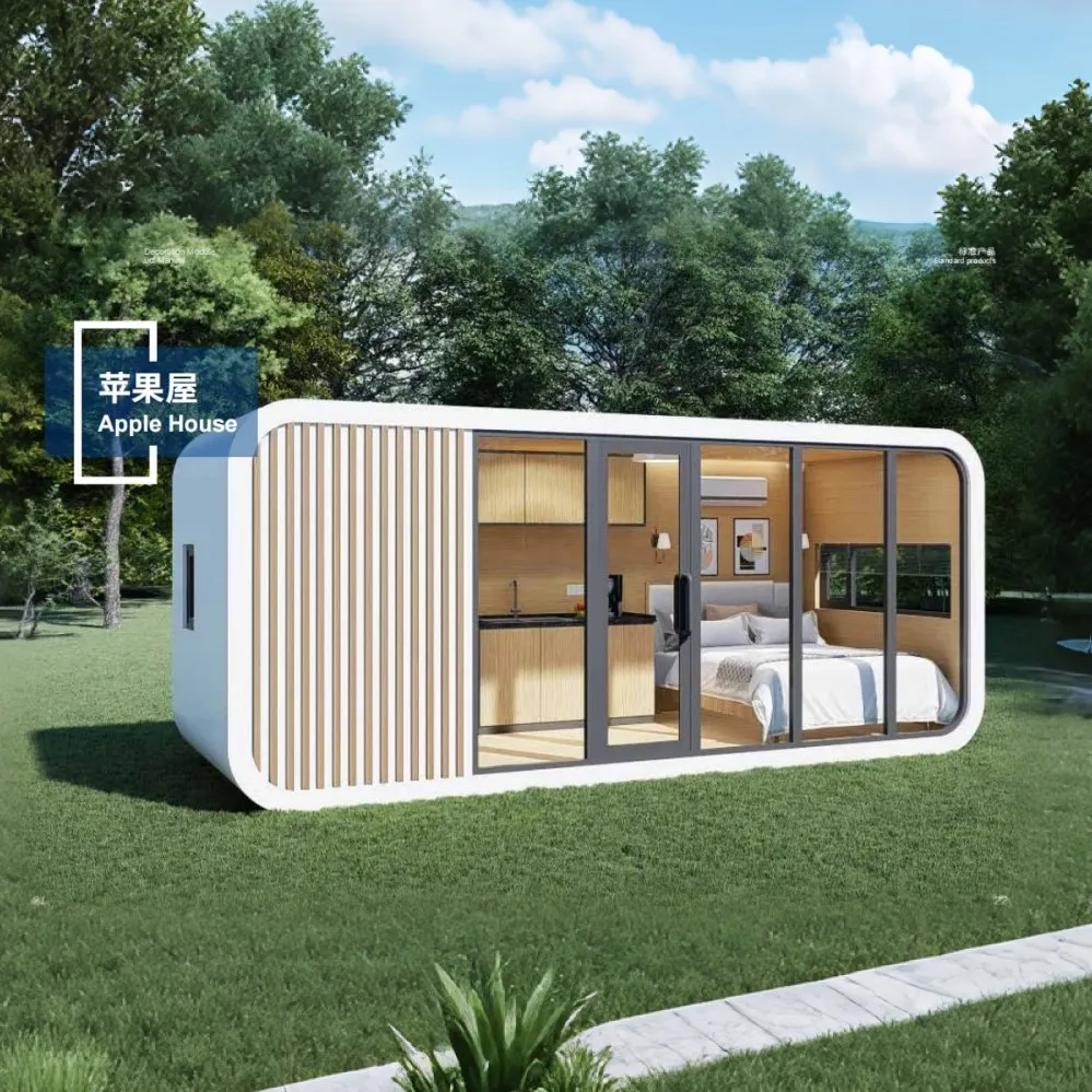 Модульный контейнерный дом из нержавеющей стали