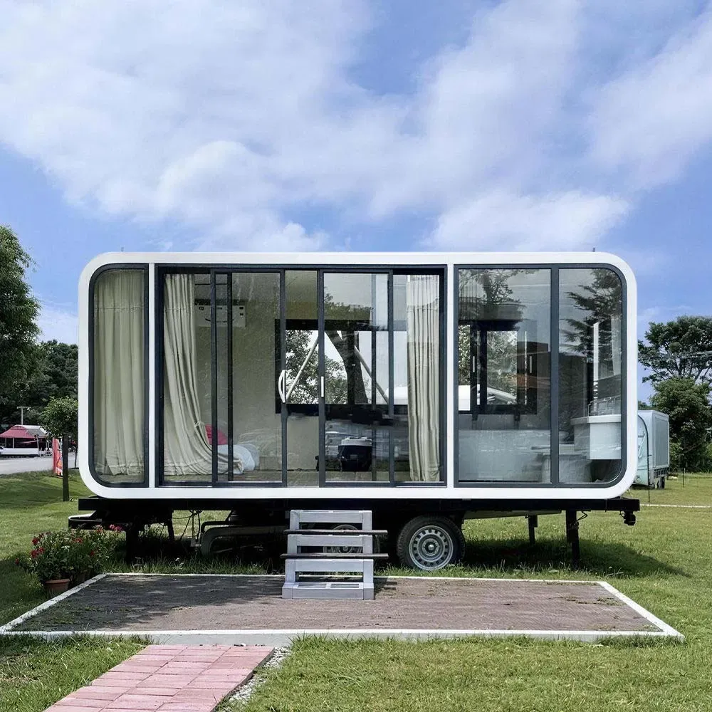 Современный сборный модульный домик для курортного отеля, кемпинга