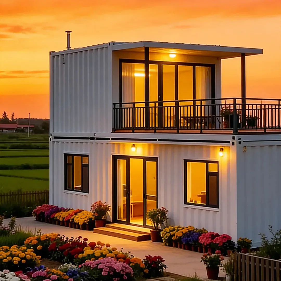 Модульный контейнерный дом из нержавеющей стали 2