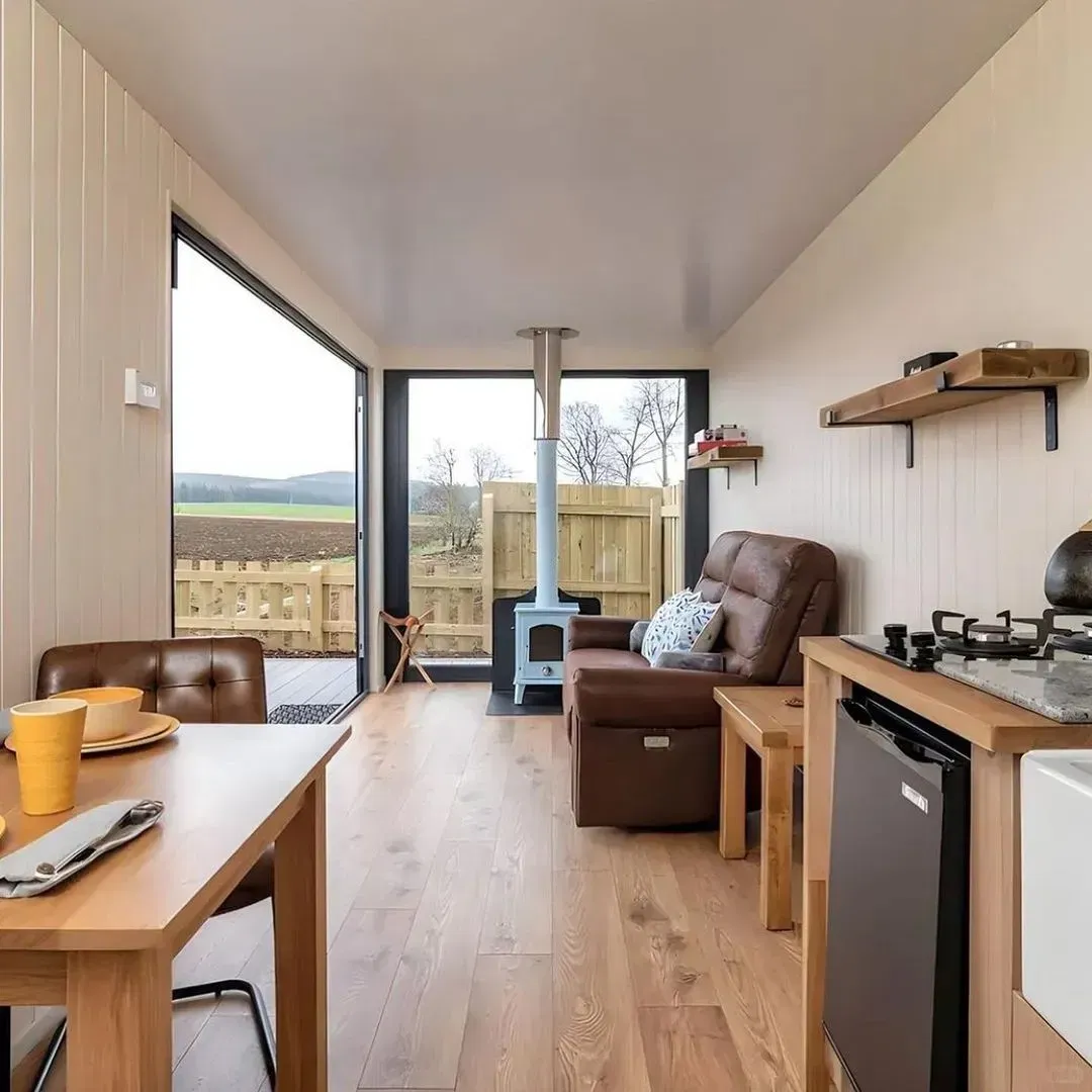 Модульный контейнерный дом из нержавеющей стали 3