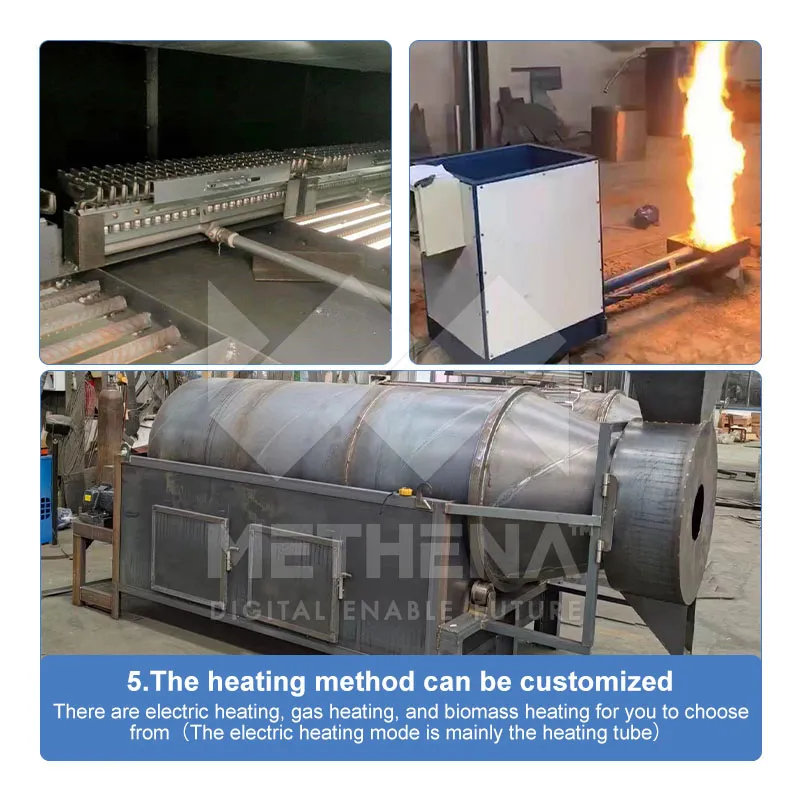 Ротационная барабанная сушилка для песка, риса, кукурузы, зерна и навоза 5