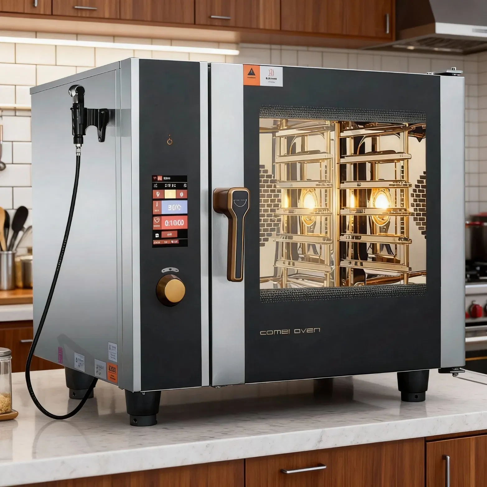 Многофункциональная коммерческая комбинированная пароварка-духовка