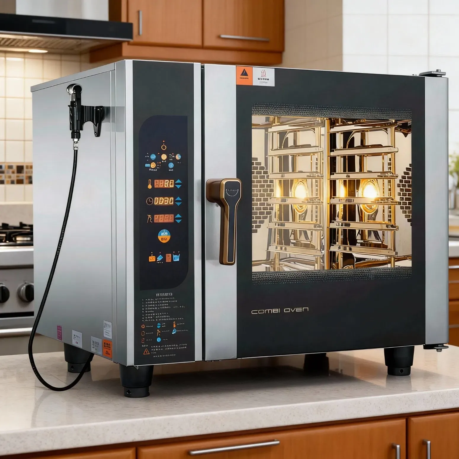 Многофункциональная коммерческая комбинированная пароварка-духовка 6