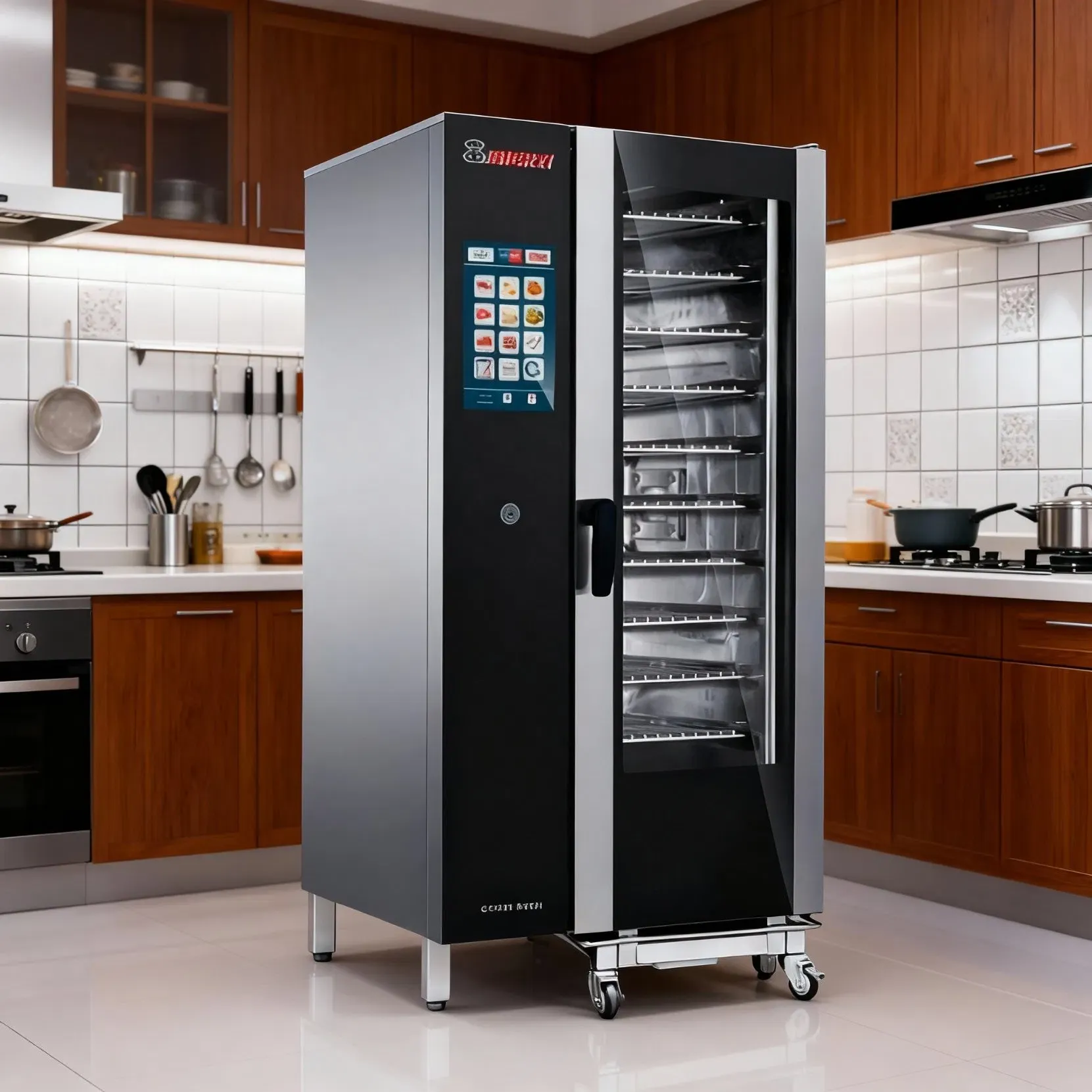 Многофункциональная коммерческая комбинированная паровая печь для профессиональной выпечки и жарки