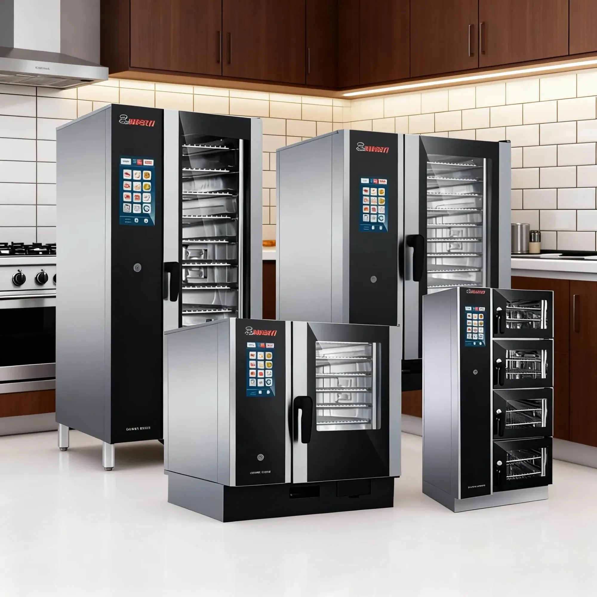 Многофункциональная коммерческая комбинированная пароварка для профессиональной выпечки, жарки и приготовления на пару 5