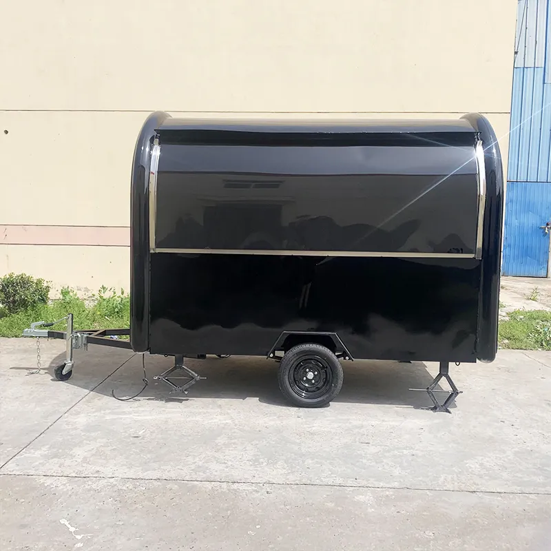 Мобильный фургон быстрого питания с кондитерским трейлером